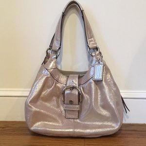 Coach Soho Hobo shoulder bag in champagne